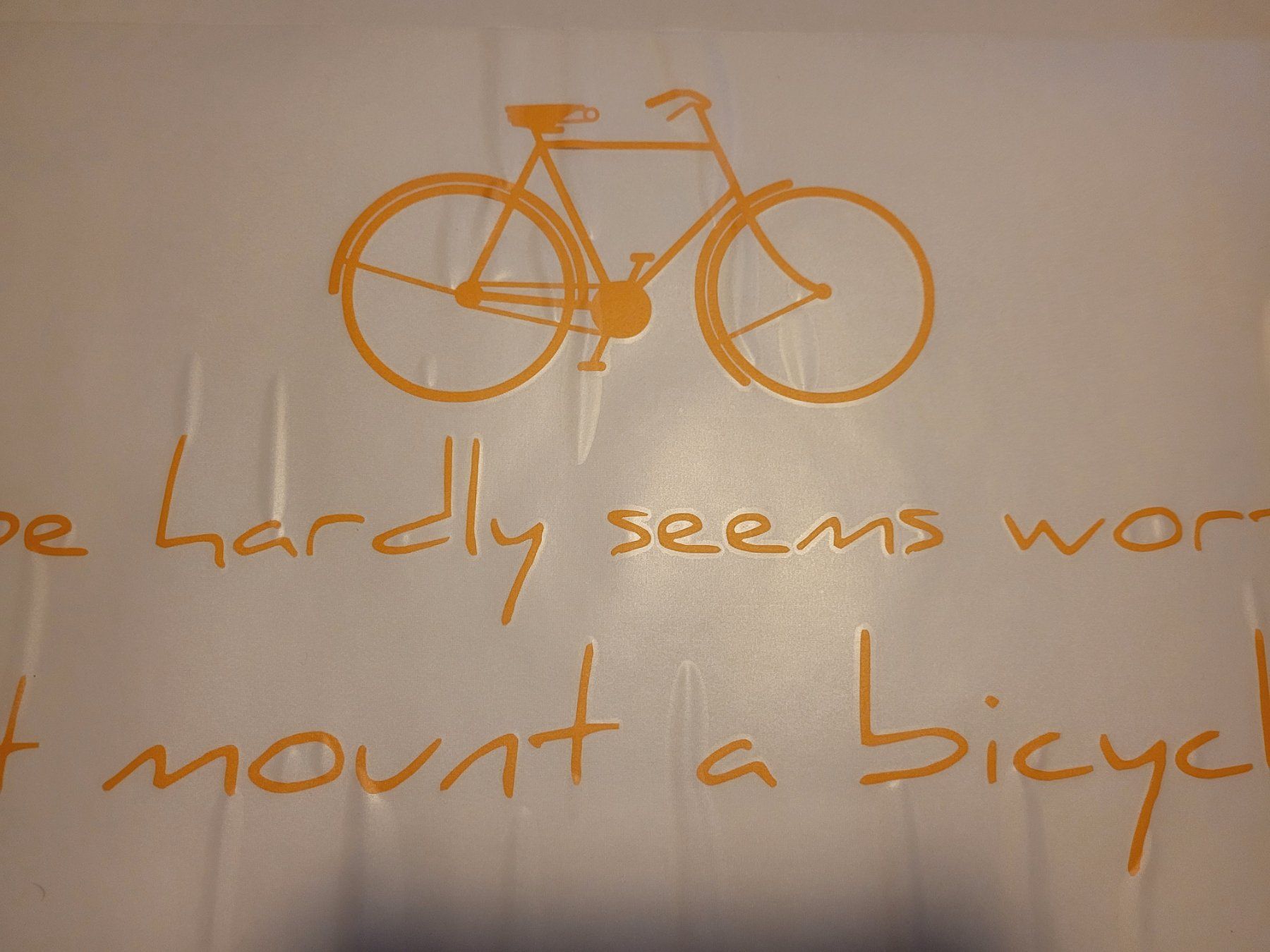 Pezzi di ricambio: When hope hardly ssense worth having just mount a bicycle – Usato da Birsfelden venduto da samurai99 1