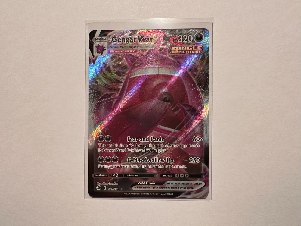 Gengar Vmax Fusion Strike EN (Gebraucht) in Hagendorn für CHF 15.9 ...