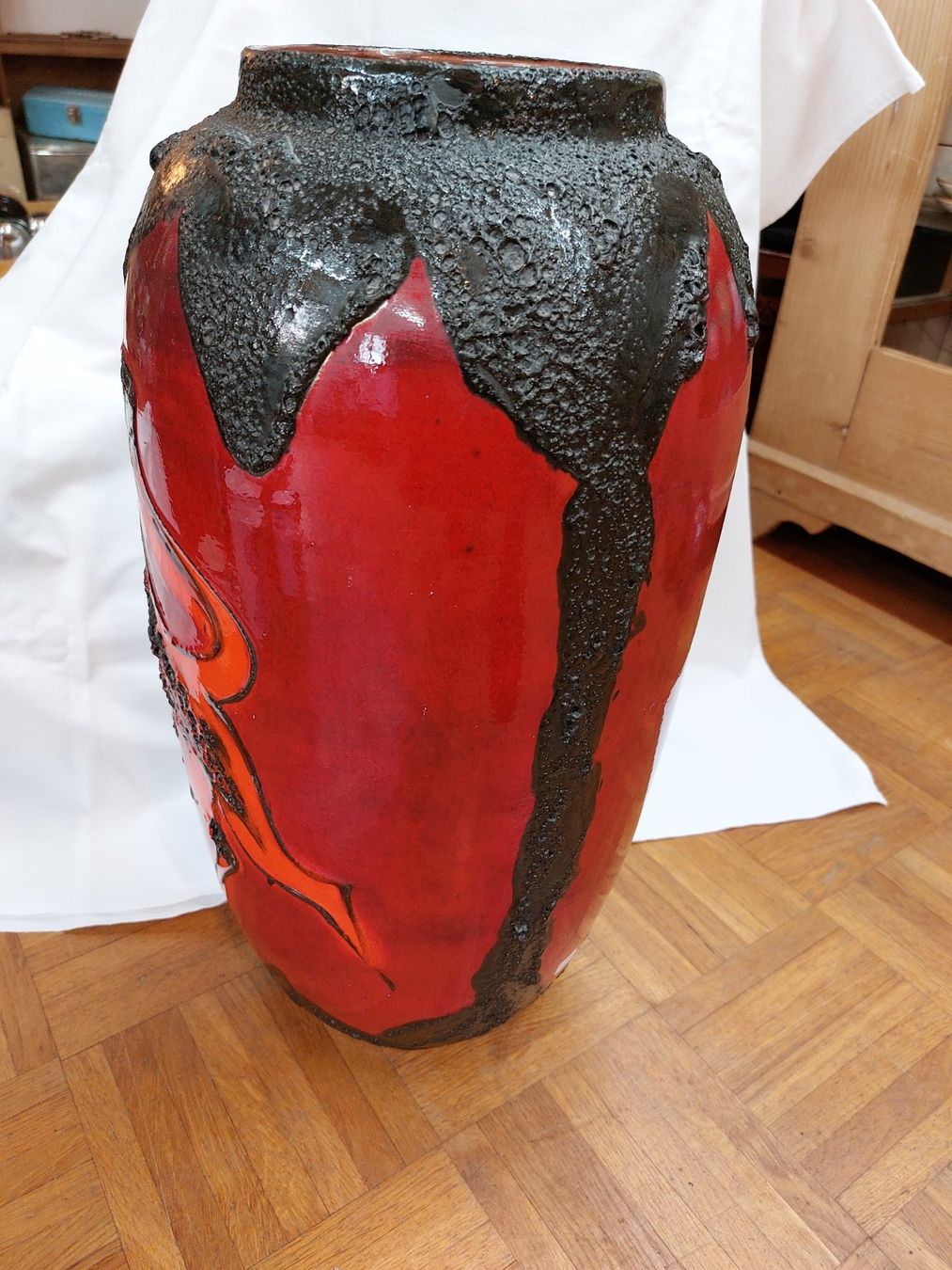 Vasi & Recipienti: Midcentury Fat Lava, Bodenvase – Usato da Niederuzwil venduto da wolkenlos80 1