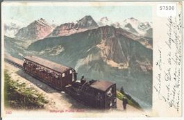Schynige Platte-Bahn - Litho