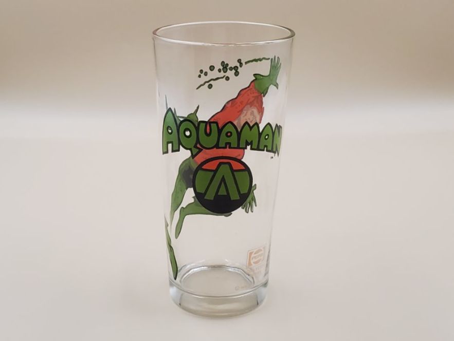 Pepsi Bicchieri: Verre de collection Aquaman, DC Comics – Usato da Rennaz venduto da La_malle_du_dauphin 1