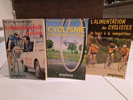 Livres cyclisme - lot de 3 livres - Dr J.-P. de Mondenard