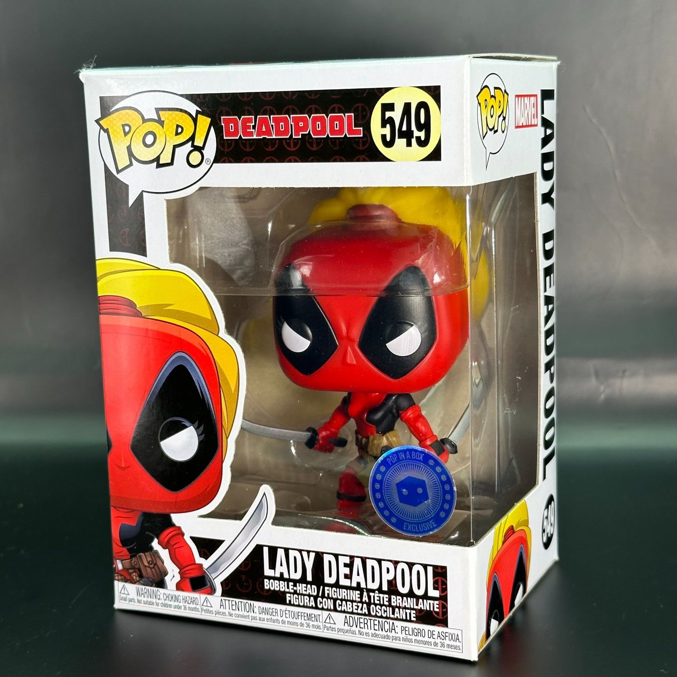 Funko Statuette: Funko Pop! - Marvel - Lady Deadpool 549 – Usato da Düdingen venduto da Nerdworld