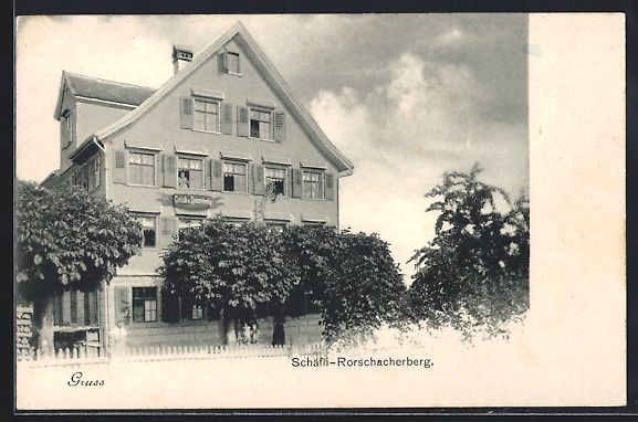 Cartes postales: AK Schäfli-Rorschacherberg, Gebäude – D'occasion à Berlin par bartko-reher