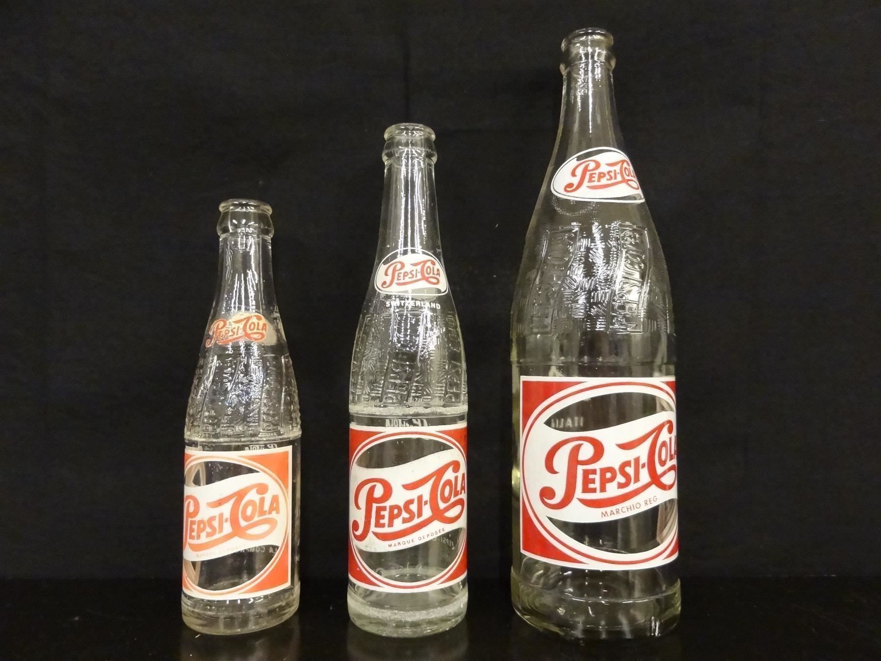 Sonstiges Geschirr & Gläser: alte Flasche PEPSI 1963 ITALIA – Gebraucht aus Kerzers von Flaschenposten