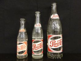 alte Flasche PEPSI 1963 ITALIA