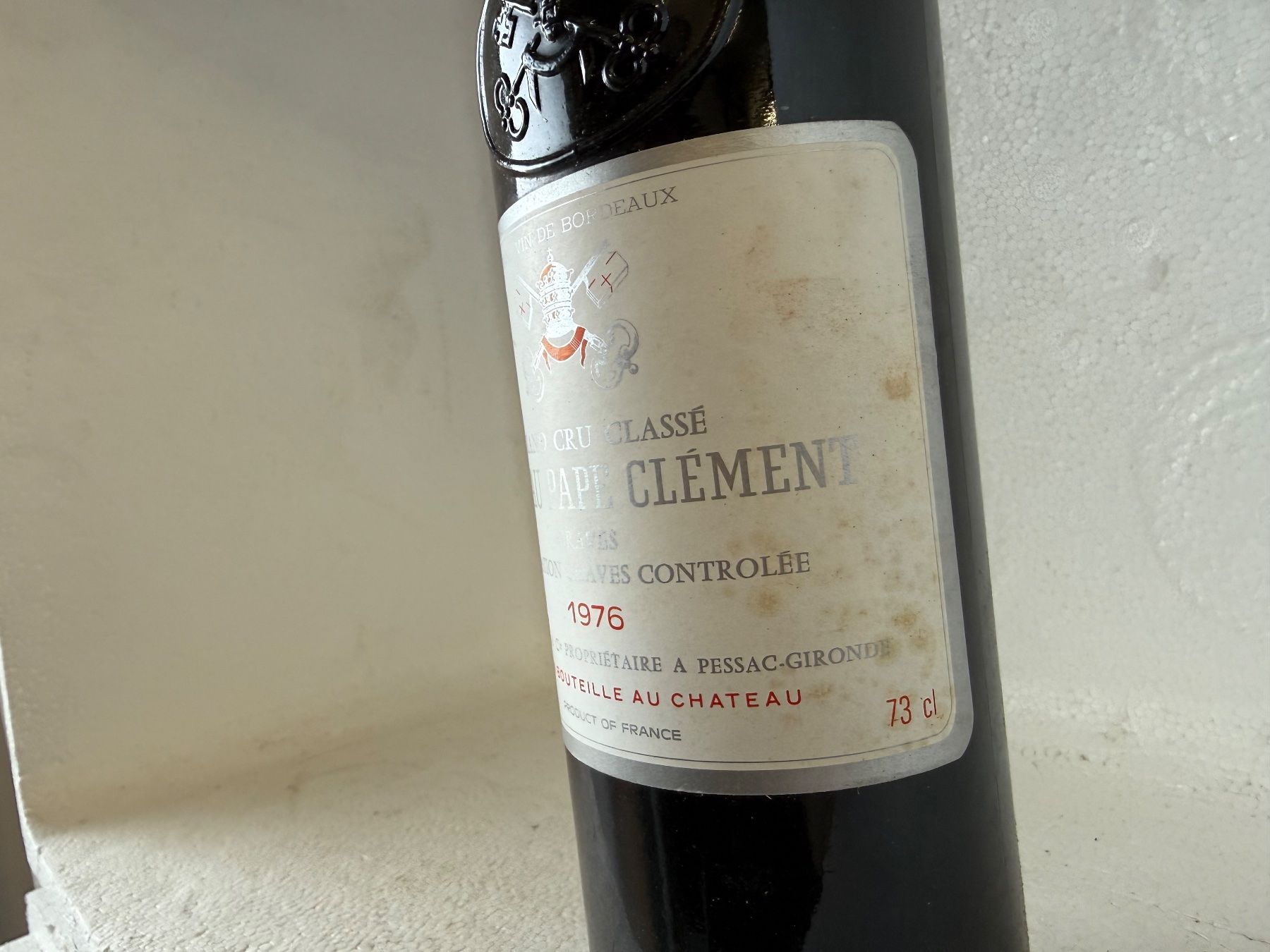 1 schöne Flasche Château Pape Clement AC Graves 1976... (Neu und ...