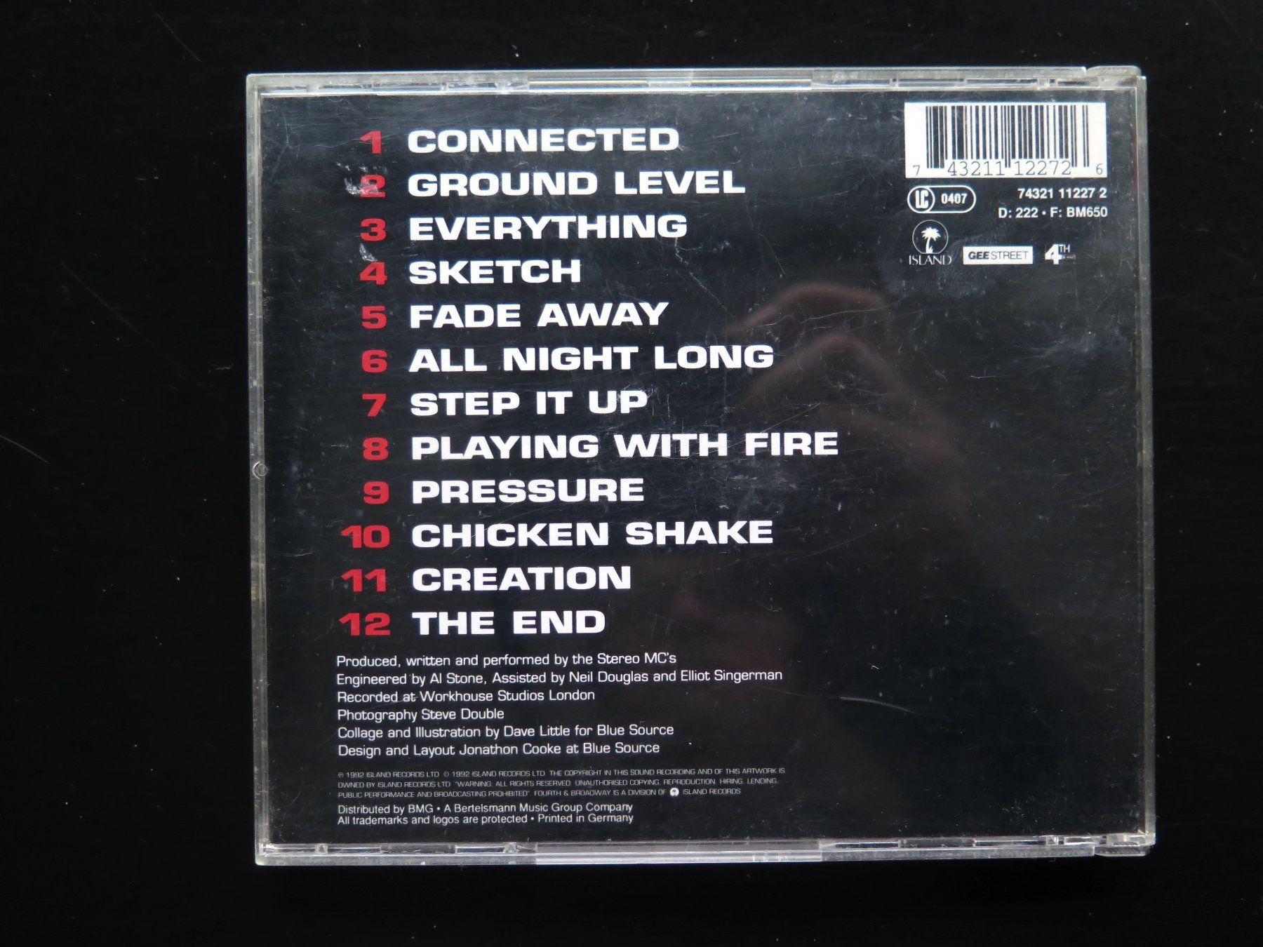 CD: (p) CD STEREO MC's: Connected, 1992 – Usato da Bern venduto da Balzamico 1