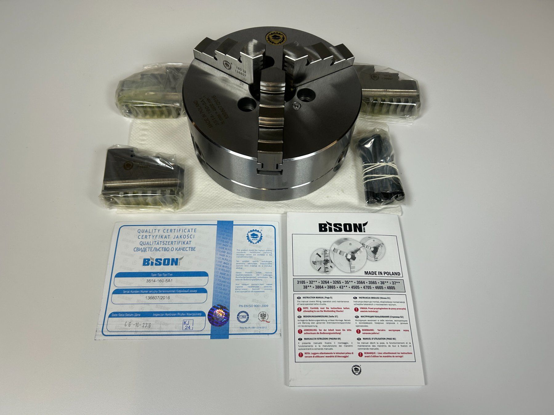Tutti gli attrezzi: Bison 3CSN 200 D4 3-Backenfutter – Nuovo e nell'imballaggio originale da Rothenfluh venduto da BitterlinPartner 1