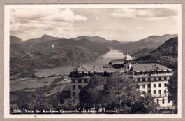 Vista dal Kurhaus Cademario sul Lago di Lugano 1948