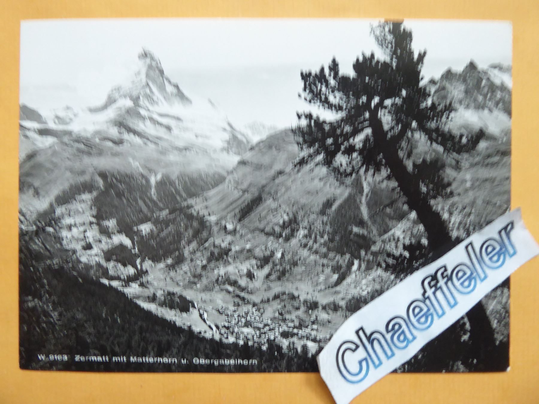 Cartoline postali: Zermatt mit Matterhorn und Obergabelhorn – Nuovo (secondo la descrizione) da Zürich venduto da Chaeffeler