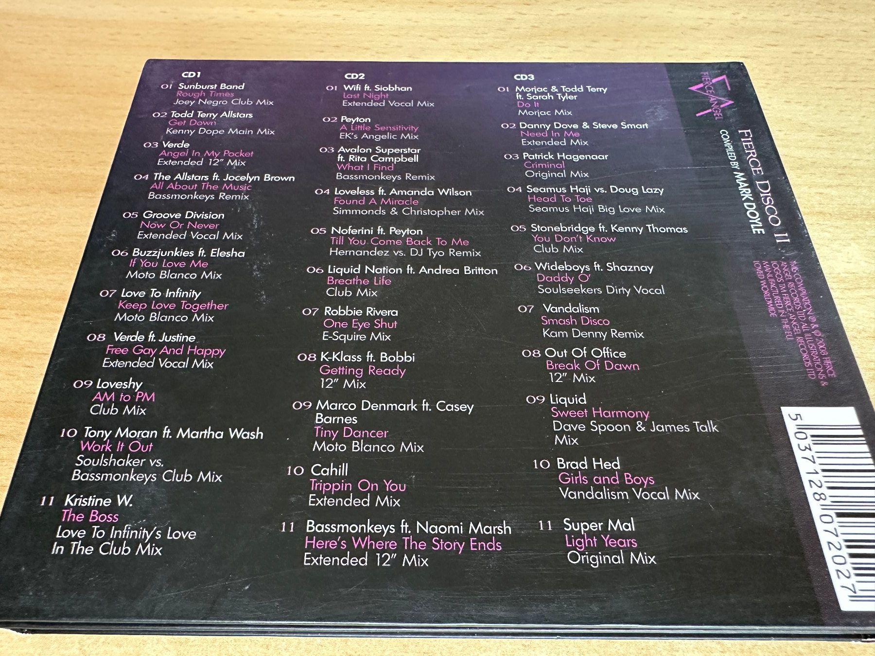 CD: Various – Fierce Disco II - 3 CD – Usato da Rikon im Tösstal venduto da Alpenmutz 1