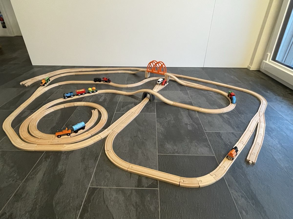Ikea Spielzeuge: Circuit de train en bois IKEA – Gebraucht aus Romanel sur Lausanne von LaFouine2015 2