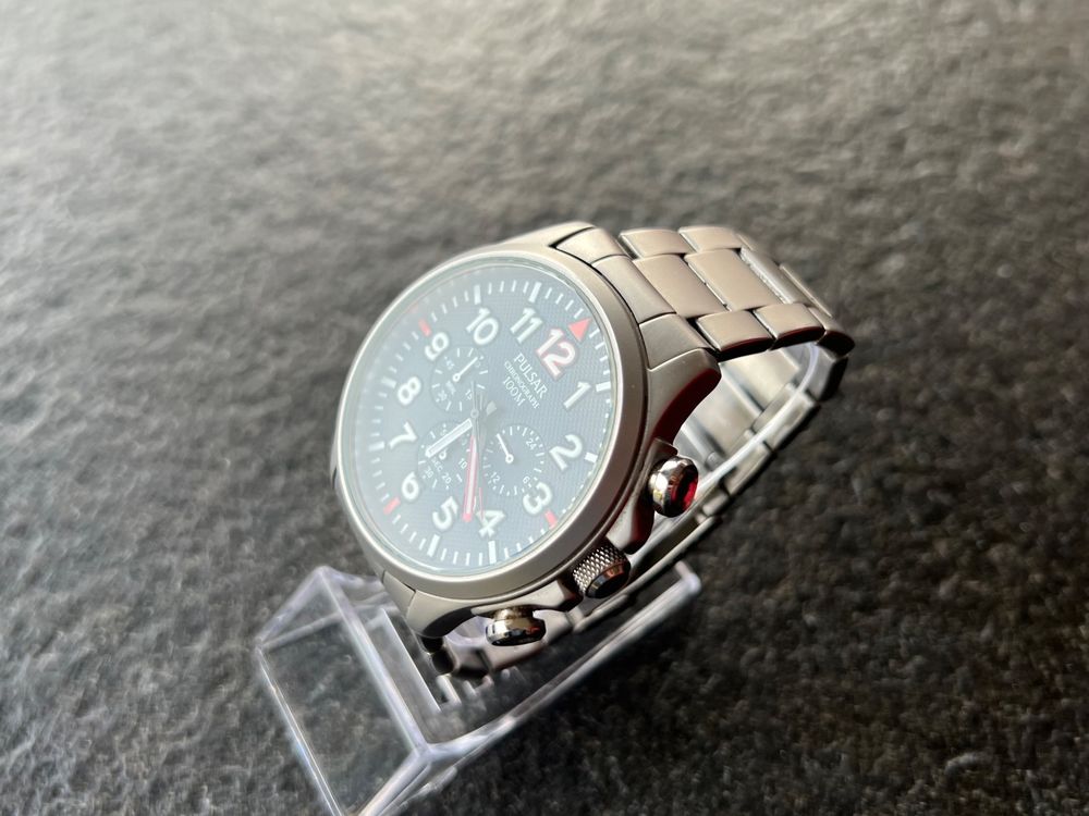 Pulsar Sport Chronograph Quarz Pilot Style (Gebraucht) in