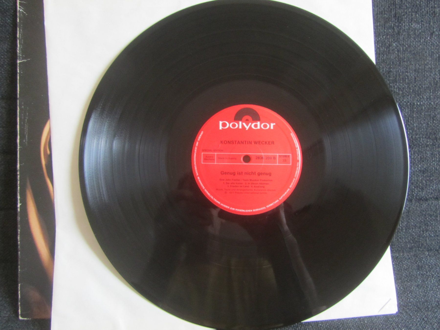 Schallplatten: Konstantin Wecker  - Genug ist nicht genug – Gebraucht aus Seengen von mikelele 4