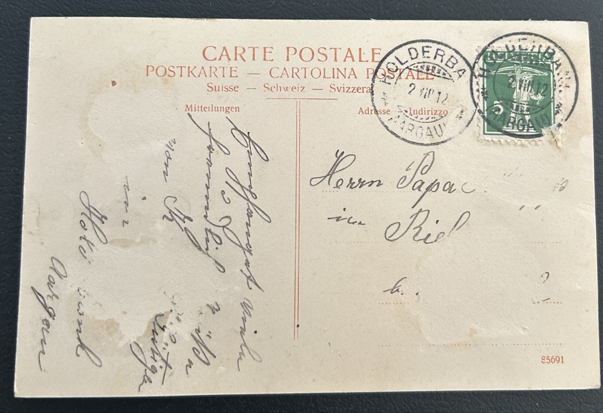 Cartoline postali: Gruss aus Holderbank AG 3-Bildrig  – Usato da Horw venduto da Tellbub 1