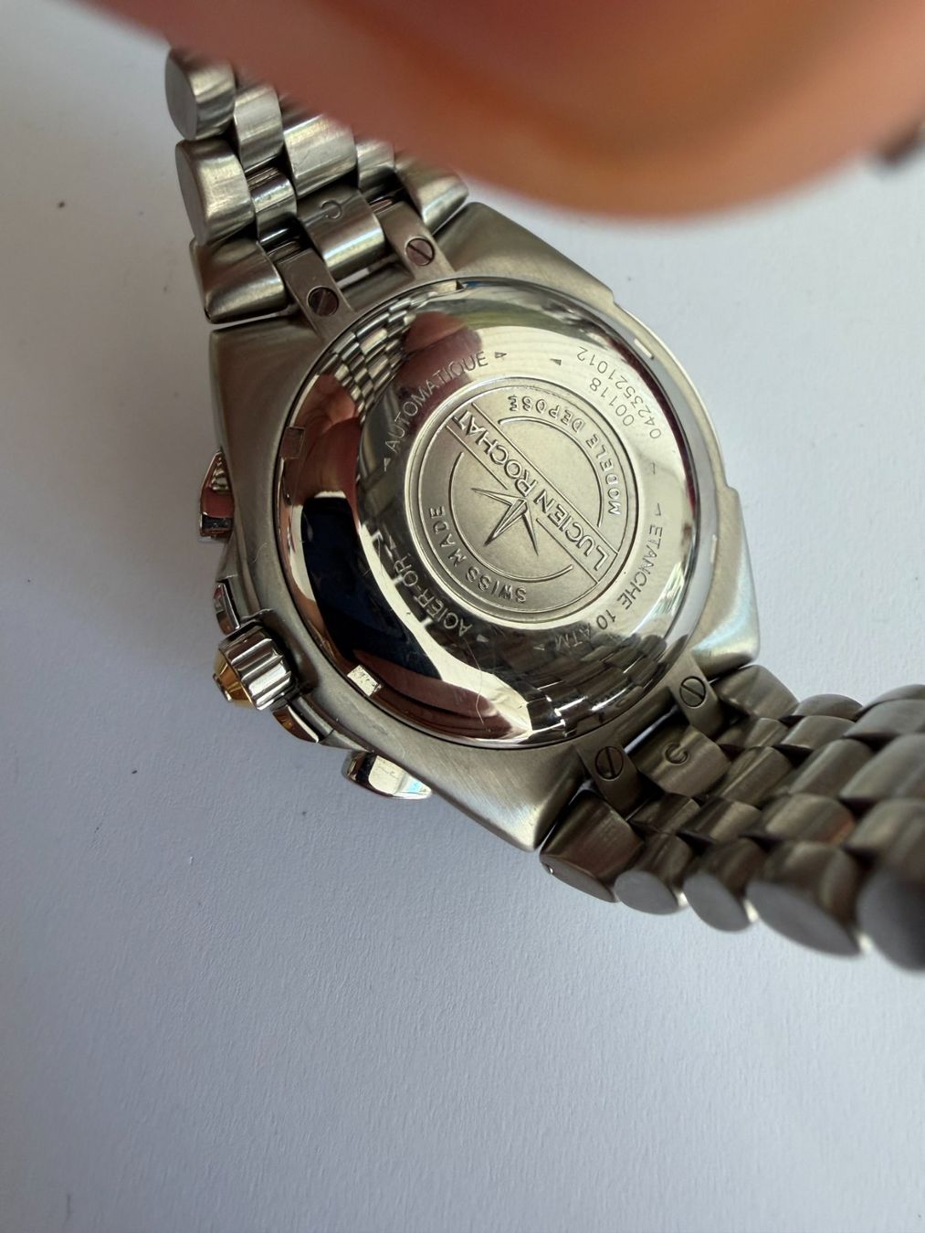 Orologi: Lucien Rochat Krab Automatic Chronograph – Usato da Worblaufen venduto da chronyves 3