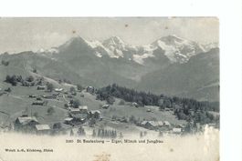 St. Beatenberg Eiger Mönch Jungfrau 1906