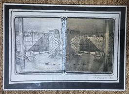 Walter Hediger (1928-2009), Collage, Mischtechnik, 1996