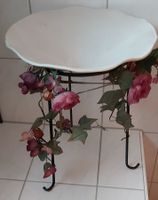 Pflanzen Ständer mit Metall Füssen und Keramik Schale