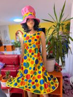 Fasnacht Kleid (gr. s)  + Hut + Perücke Gratis