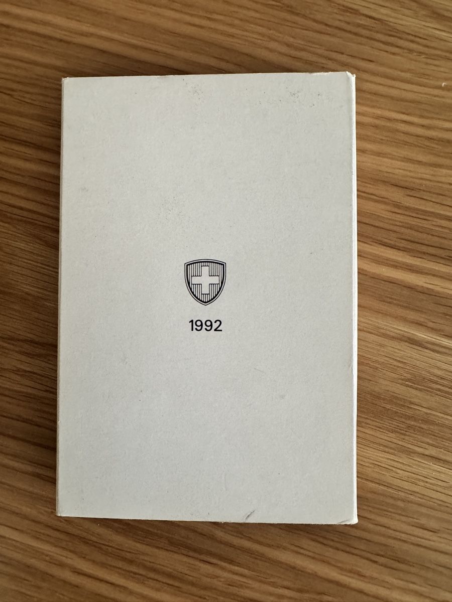 Tutti le monete: Münzsammlung Polierteplatte 1992 mit Original Verpackung – Nuovo e nell'imballaggio originale da Basel venduto da triniswiss68