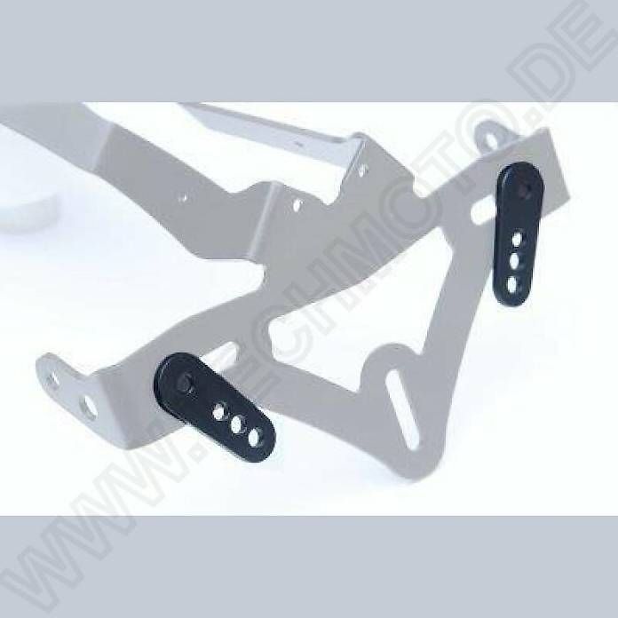 Tutti i ricambio per moto: R&G Kfz-Kennzeichenverlängerung / Adapter-Kit – Nuovo e nell'imballaggio originale da Richterswil venduto da universeONE 4