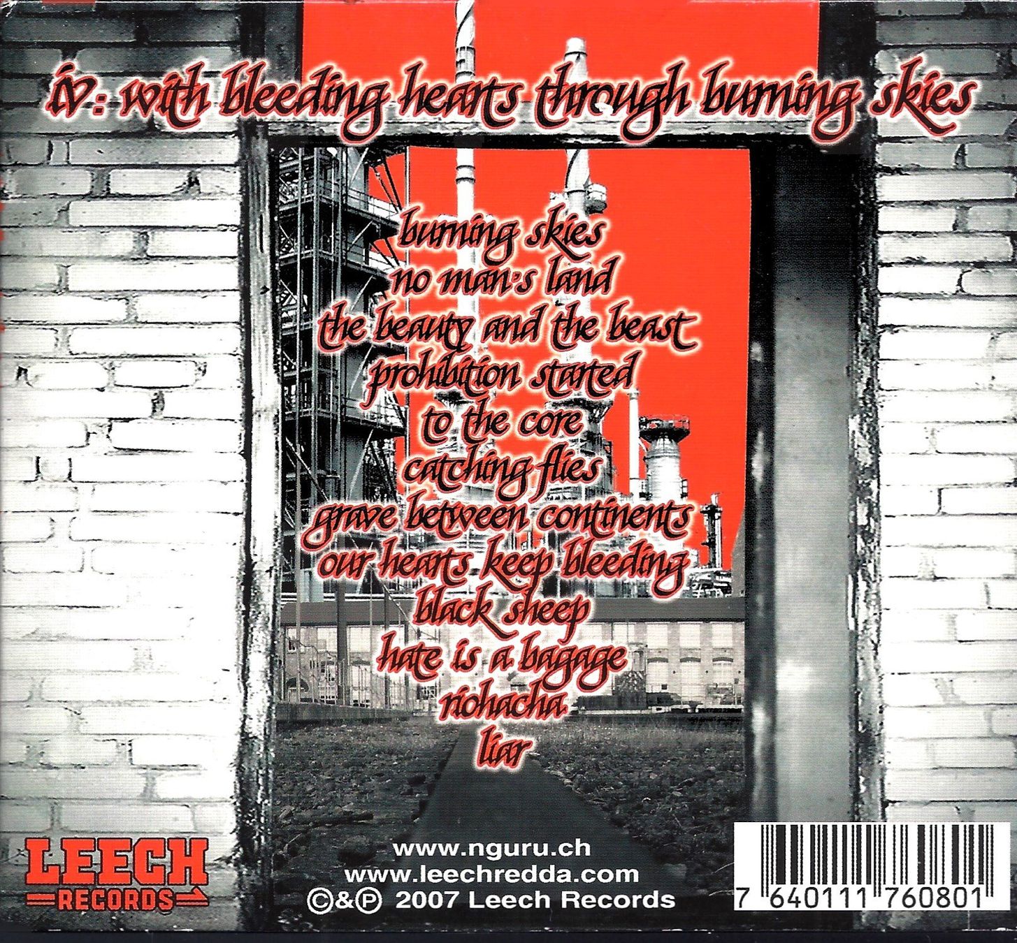 CD: Nguru WITH BLEEDING HEARTS THROUGH BURNING SKIES Reggae CHCD – Usato da Kandergrund venduto da Sososo 1