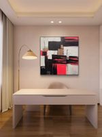Originales abstraktes Bild 90x90cm ohne Rahmen
