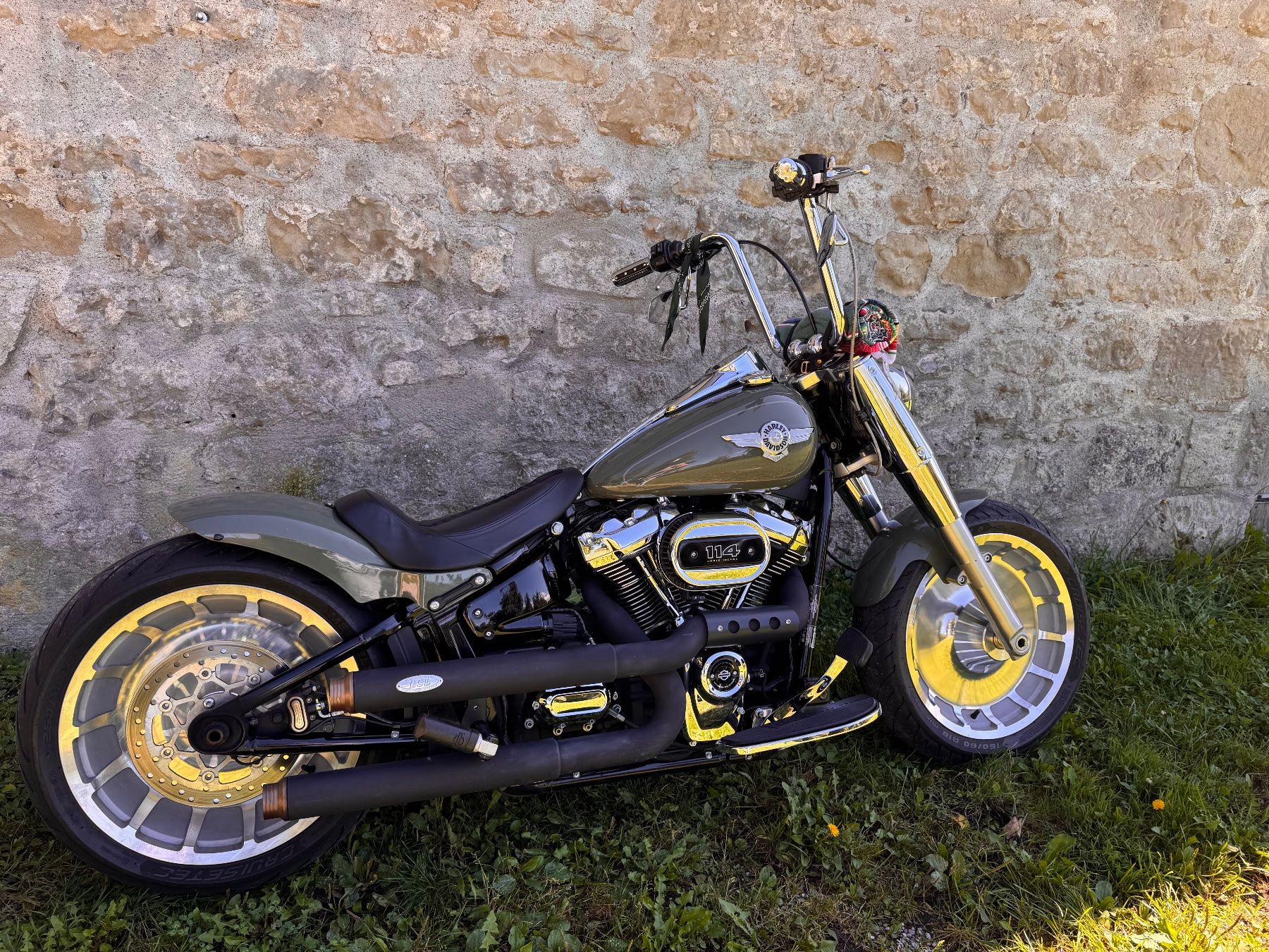 Harley-Davidson Chopper: CUSTOM HARLEY-DAVIDSON 2021 Softail Fat Boy Special, Stage 2 – Usato da Grüningen venduto da con_9mdz 2