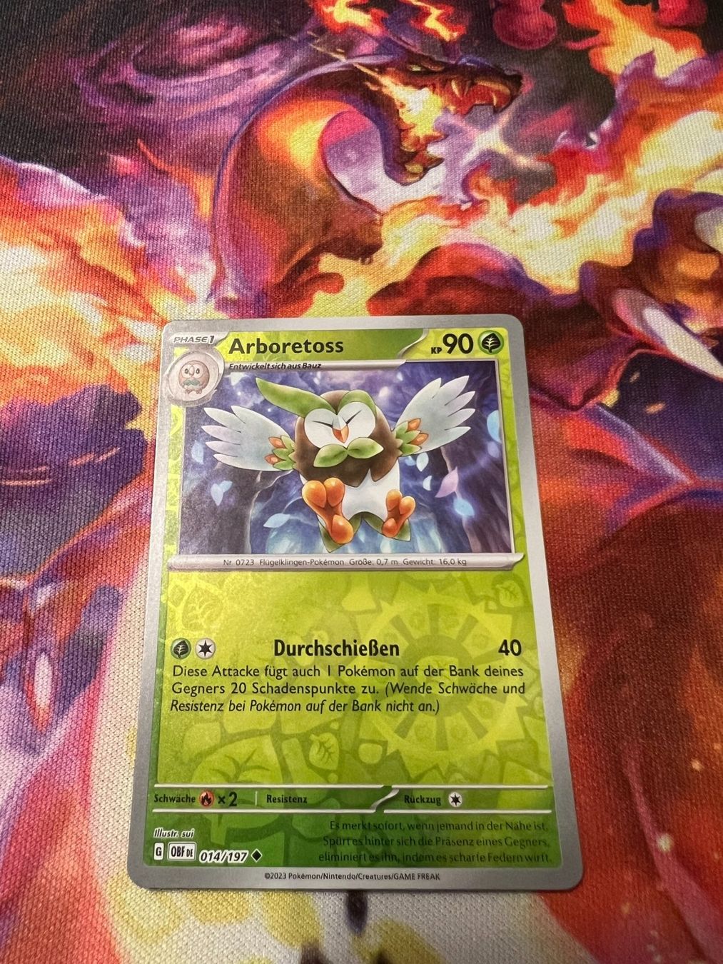 Pokémon Sammelbilder & Trading cards: Arboretoss (OBF 014) / Reverse Holo / Obsidianflammen – Neu (gemäss Beschreibung) aus Bülach von CherryBlu