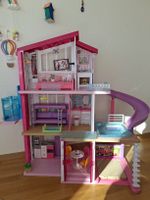 Barbie Traumvilla mit Rutsche und Pool gebrauchter Zustand
