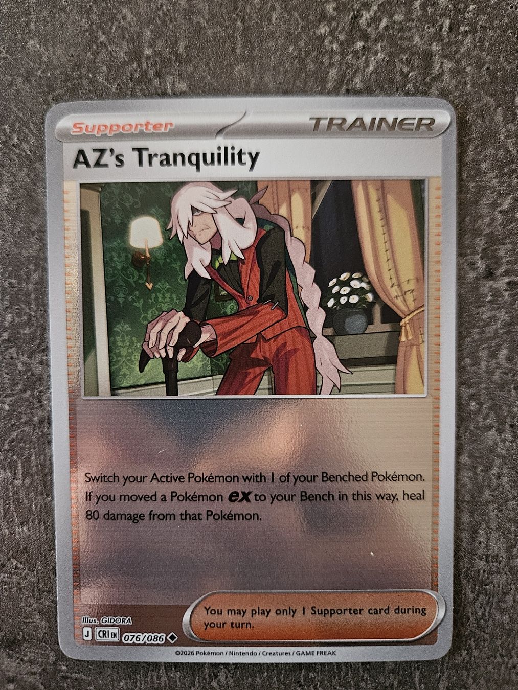 Pokémon Carte collezionabili: AZ's Tranquility CRI EN 076/086 – Nuovo (secondo la descrizione) da Aarau venduto da san_pb85