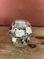 Romantisches Teelichtglas mit Rosen - Herbst Dekoration!