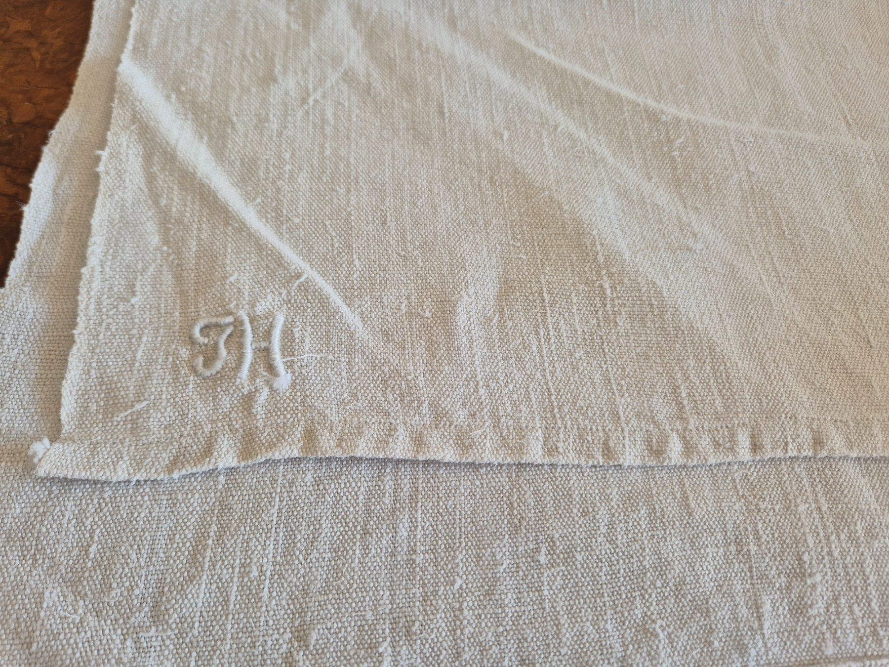 Sonstige Tischwäsche: Antikes Leinentischtuch 230x168 cm – Gebraucht aus Bern von aronari 2