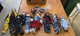 Konvolut Puppen Vintage, Porzellan, zum restaurieren