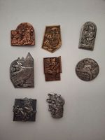 8 Fasnachtsplaketten Brugg, Stans, Littau