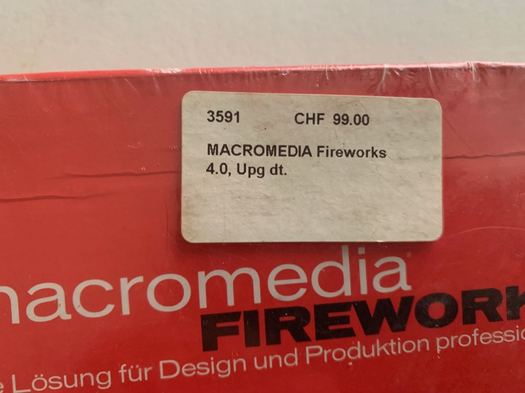 Software: Originalverpackt: Macromedia Fireworks 4, Rarität! – Usato da Emmen venduto da newdeal1970 4