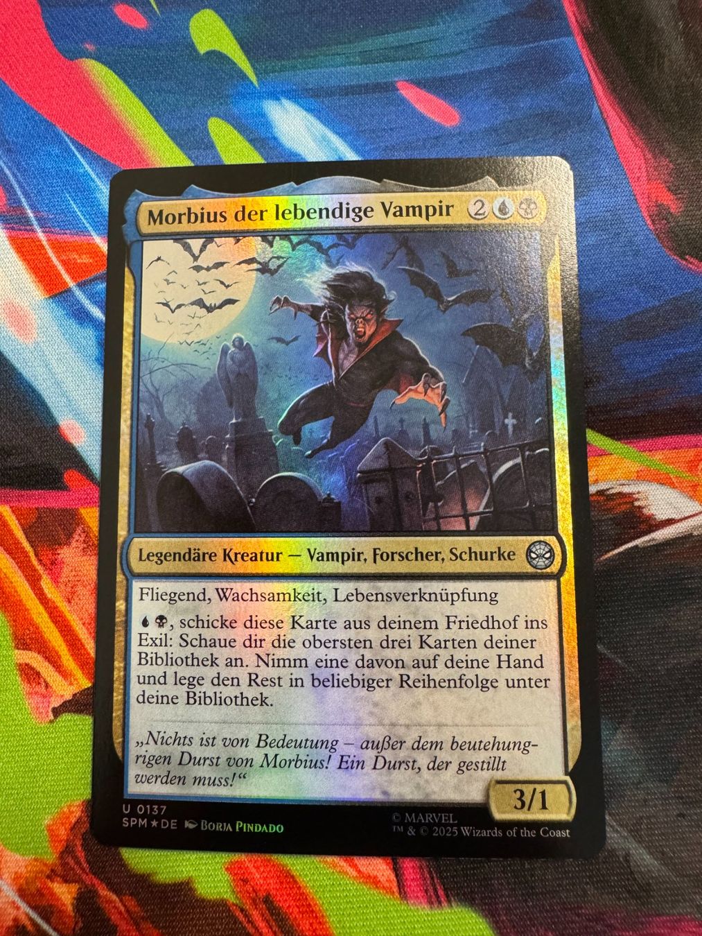 Magic The Gathering Sammelbilder & Trading cards: Morbius der lebendige Vampir - Marvel's Spider-Man - Magic – Neu (gemäss Beschreibung) aus Bülach von Pfrenzel
