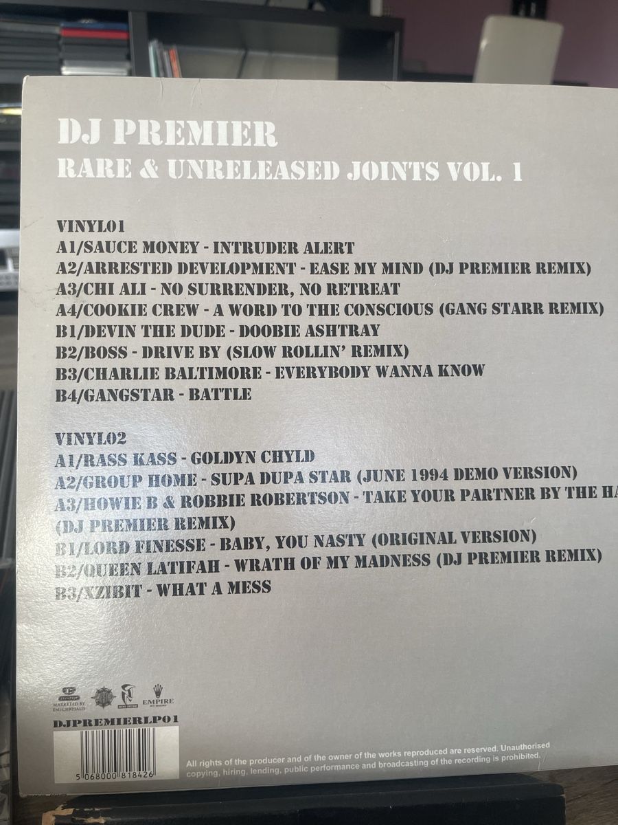 Dischi in vinile: DJ Premier / Rare & Unreleased Vol 1  – Nuovo (secondo la descrizione) da Dagmersellen venduto da stonefinger 1