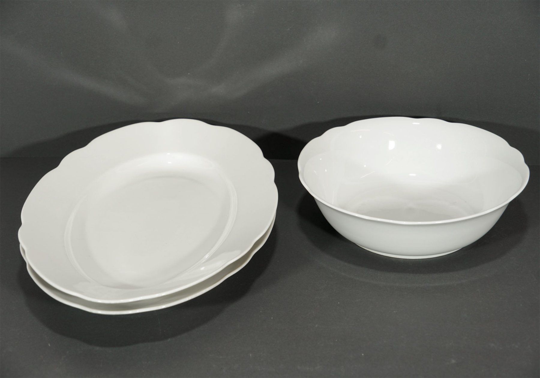 Set di piatti: Paar ovale Fleischplatte und 1 Schale – Usato da Meggen venduto da Trouvaillen 4