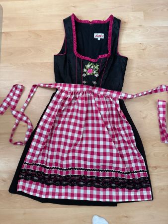 Dirndl Fuchs mit Schürze Grösse 38