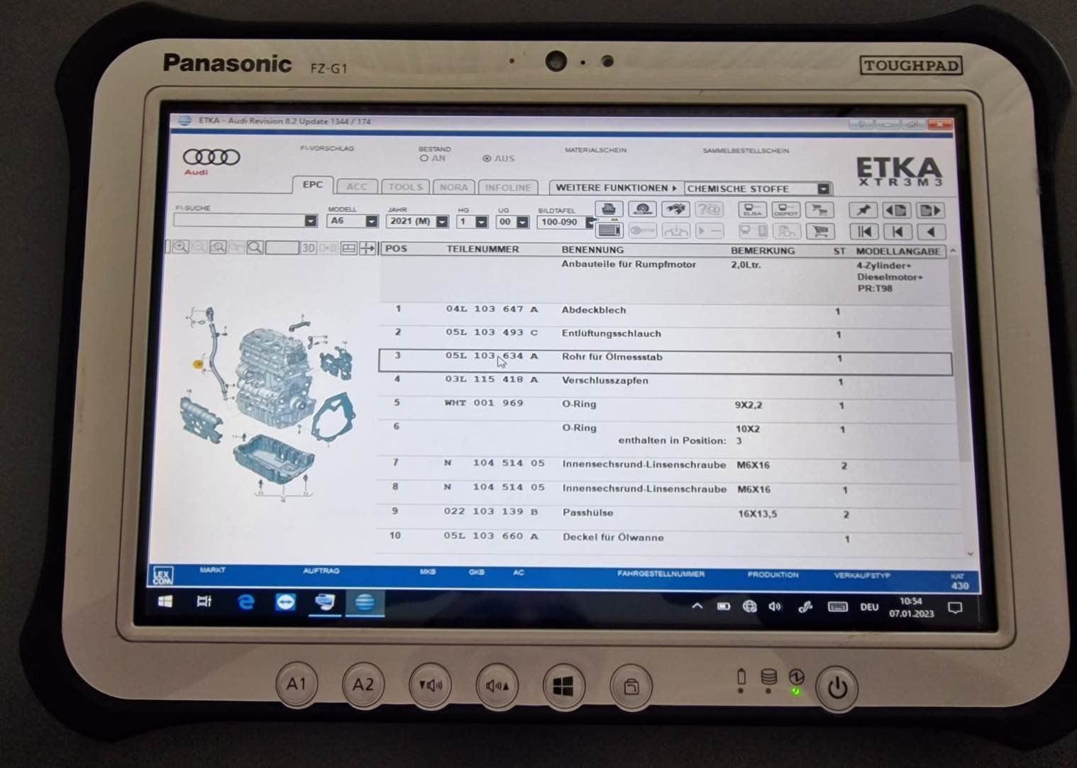 Tutti gli attrezzi: OBD Diagnose Computer ETKA8.2 ODIS ElsaWin Komplet System – Usato da Chur venduto da _xtronix_ 7