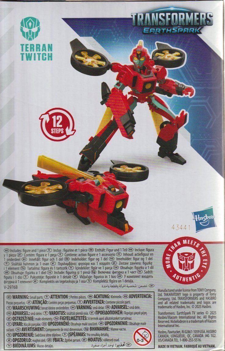 Hasbro Statuette: TERRAN TWITCH 15 cm TRANSFORMERS ACTION FIGURE Earthspark – Nuovo e nell'imballaggio originale da Vezia venduto da Aquarius_Age 1