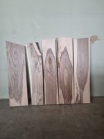 Nussbaum Massivholz Klotzbretter Natur Edelholz 5 Stk