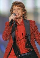Mick Jagger (Rolling Stones) - orig. sign. Grossfoto
