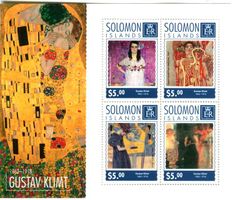 Block "Malerei. Gustav Klimt". Salomonen