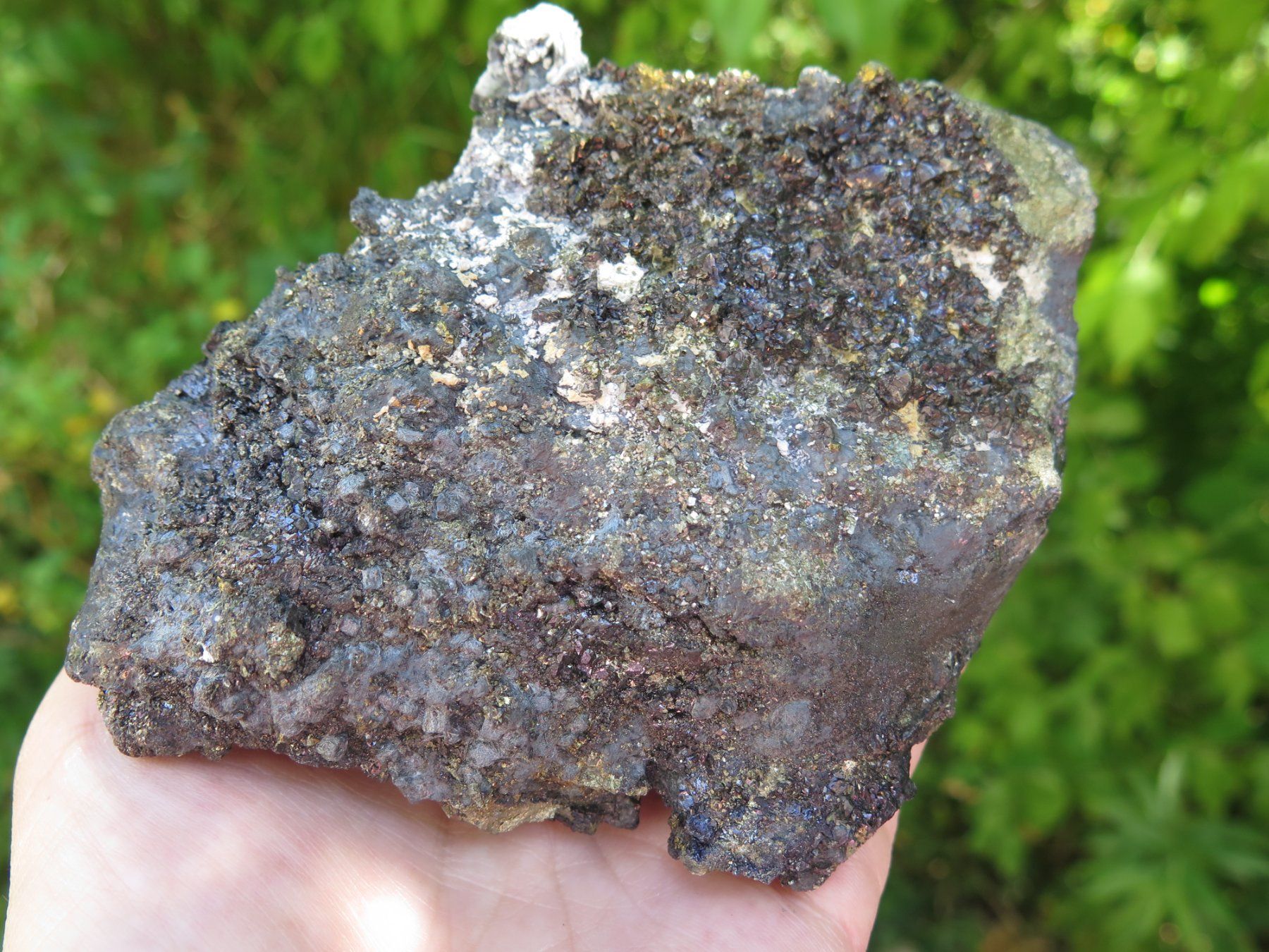Minerali & Pietre curative: Bournonit mit Pyrit und Zinkblende ca. 834 gr. – Usato da Schaffhausen venduto da Yamakana51L8736OQ8 5