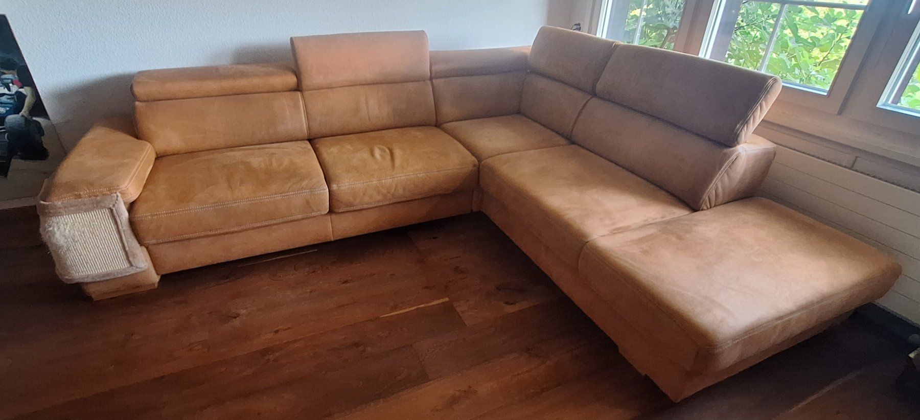 Sofas: Polstergarnitur /Ecksofa  Microfaser  Braun 175cm x 230cm – Gebraucht aus Rebstein von Type25 3