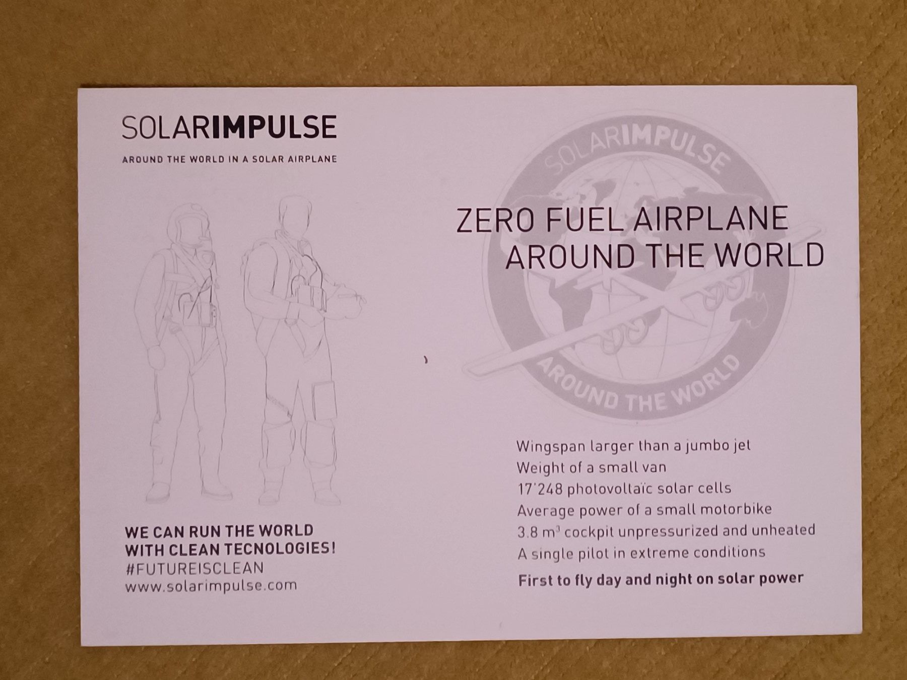 Autographes: Solar Impulse - original Autogramme – D'occasion à Menziken par Autogramme 1